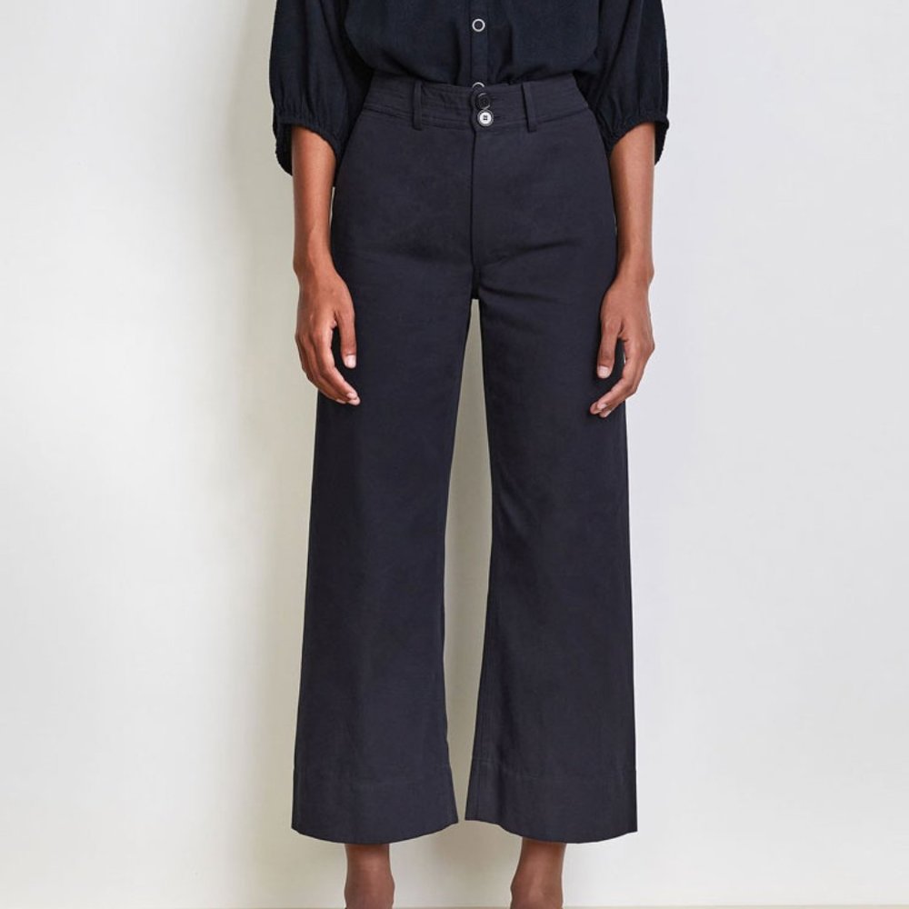 New w/o Tag Apiece Apart Merida Pants Black Sz 4 Heavy weave